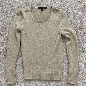White House Black Market Beige Sweater
